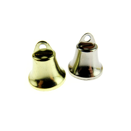 Liberty Jingle Bells For Christmas and Craft Decorations 4 Sizes Gold/Silver - ThreadandTrimmings