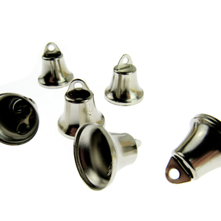 Liberty Jingle Bells For Christmas and Craft Decorations 4 Sizes Gold/Silver - ThreadandTrimmings