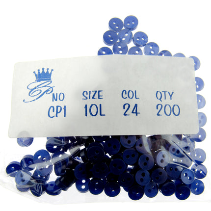 Mini Doll Buttons Dolly Soft Toy Clothes 6mm Micro Buttons 200pc Pack 22 Cols