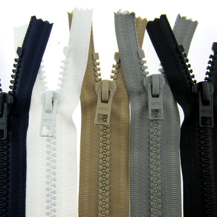 POCKET SPORT ZIP - 6" & 8" - PLASTIC CLOSED END- MADE by OPTILON - ThreadandTrimmings
