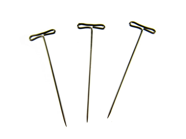 T Pins - Nickel Plated Hardened Steel T Pins For Macrame, Modelling & –  ThreadandTrimmings