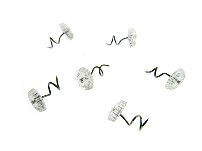A set of Prym 13mm Twist Pins - Arm Cap Upholstery Pins displayed on a white background.