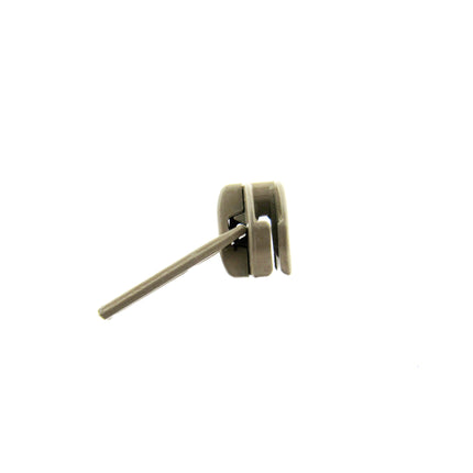 Zip Sliders with Pullers / Beige Sliders - fits continuous zip chain in my shop - ThreadandTrimmings