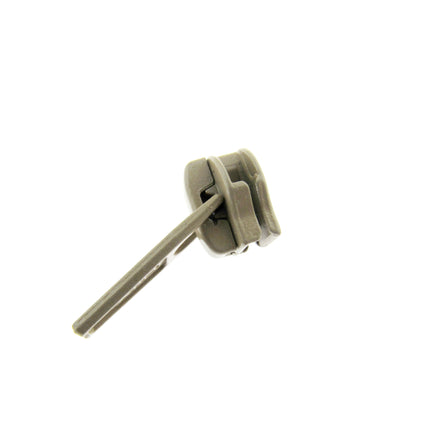 Zip Sliders with Pullers / Beige Sliders - fits continuous zip chain in my shop - ThreadandTrimmings
