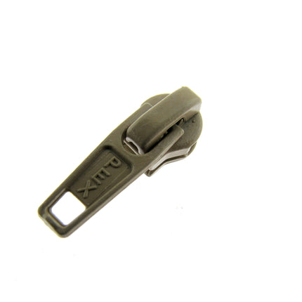 Zip Sliders with Pullers / Beige Sliders - fits continuous zip chain in my shop - ThreadandTrimmings
