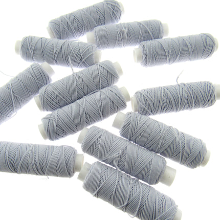 Shirring Elastic Thread - Black or White  - 0.6mm - 20m Spool