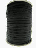 Thin Flat Braid Elastic - 8mm - 10 Cord Knicker - Face Mask Elastic Black -White