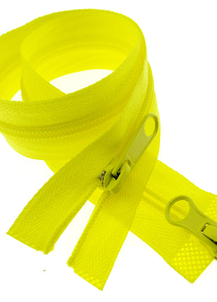 Two Way Nylon Open End Zip - 19" - (48cm) No 5 Chain - 19 Colours Available - ThreadandTrimmings