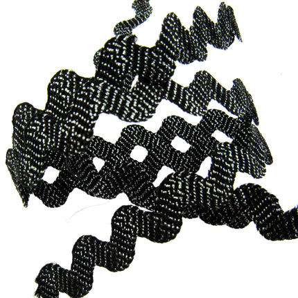 Ric Rac Ribbon Braid Trimmings 13mm Wide Rik Rak Braiding - ThreadandTrimmings