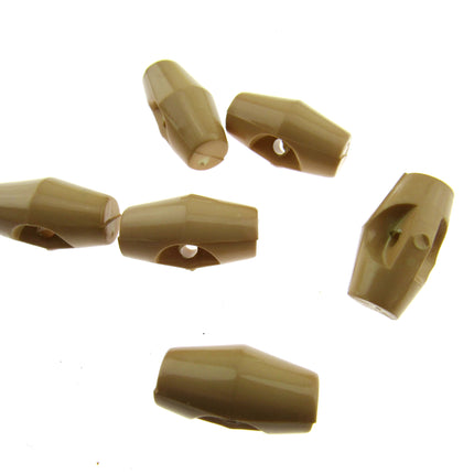 Baby Toggle Buttons Plastic 19mm 10pcs Choose From 18 Colours 19mm CT1 - ThreadandTrimmings