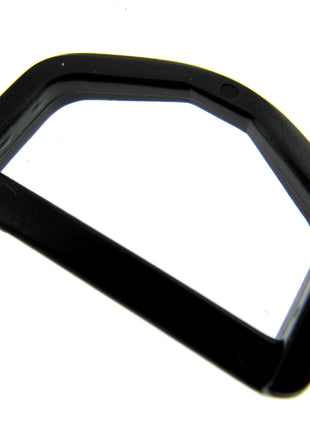 D Rings Black Plastic Delrin D Rings Size 25mm & 38mm Packs of 10 & 100 - ThreadandTrimmings