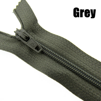 MIXED CLOSED END NYLON ZIPS ASSORTMENT - CHOOSE FROM 44 RICH COLOURS - 10 SIZES - ThreadandTrimmings