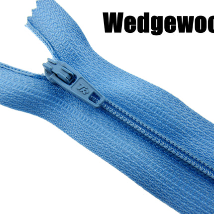 MIXED CLOSED END NYLON ZIPS ASSORTMENT - CHOOSE FROM 44 RICH COLOURS - 10 SIZES - ThreadandTrimmings