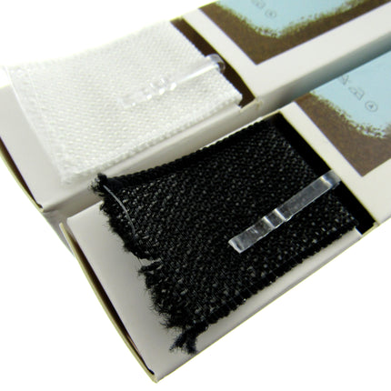 Non Roll Elastic Anti Roll Elastic | Peterstretch | 25mm 32mm | Black | White - ThreadandTrimmings