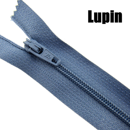 MIXED CLOSED END NYLON ZIPS ASSORTMENT - CHOOSE FROM 44 RICH COLOURS - 10 SIZES - ThreadandTrimmings