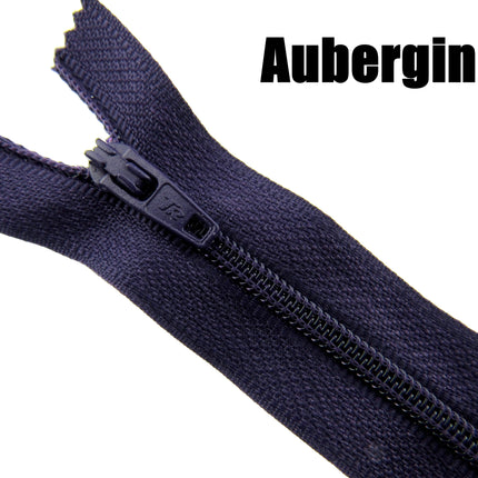 MIXED CLOSED END NYLON ZIPS ASSORTMENT - CHOOSE FROM 44 RICH COLOURS - 10 SIZES - ThreadandTrimmings