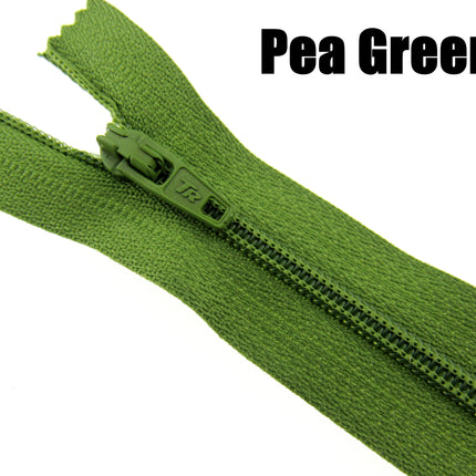 MIXED CLOSED END NYLON ZIPS ASSORTMENT - CHOOSE FROM 44 RICH COLOURS - 10 SIZES - ThreadandTrimmings
