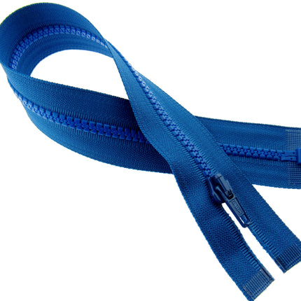 Chunky Plastic Open End Zip - Royal Blue - 13.5" - 35cm - PEX Brand