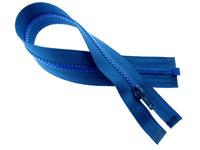 Chunky Plastic Open End Zip - Royal Blue - 13.5" - 35cm - PEX Brand