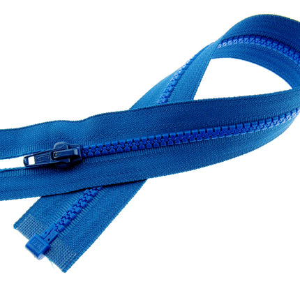Chunky Plastic Open End Zip - Royal Blue - 13.5" - 35cm - PEX Brand