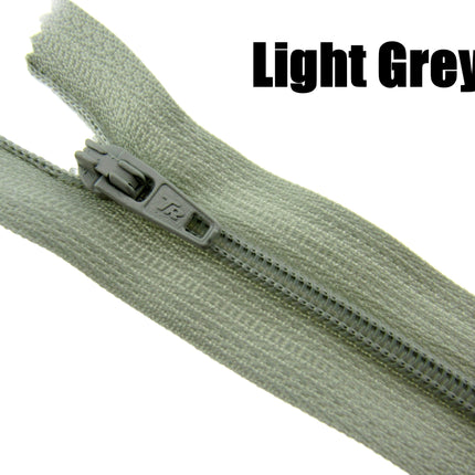 MIXED CLOSED END NYLON ZIPS ASSORTMENT - CHOOSE FROM 44 RICH COLOURS - 10 SIZES - ThreadandTrimmings
