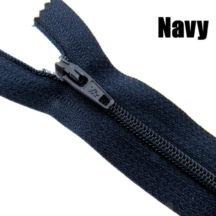 MIXED CLOSED END NYLON ZIPS ASSORTMENT - CHOOSE FROM 44 RICH COLOURS - 10 SIZES - ThreadandTrimmings
