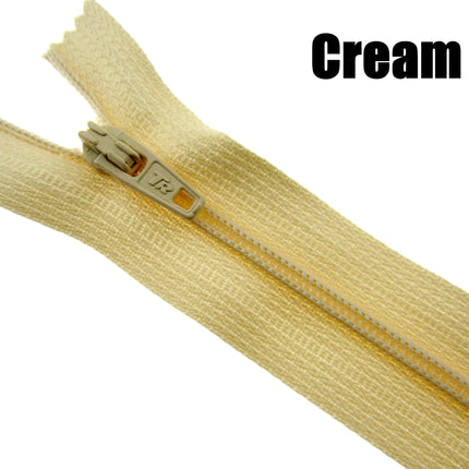 MIXED CLOSED END NYLON ZIPS ASSORTMENT - CHOOSE FROM 44 RICH COLOURS - 10 SIZES - ThreadandTrimmings