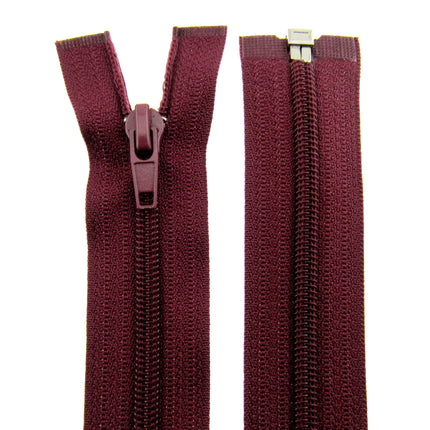 19" Nylon Open End Zips - No 5 Chain (Chain is 5mm Wide) CLEARANCE ZIPS - ThreadandTrimmings
