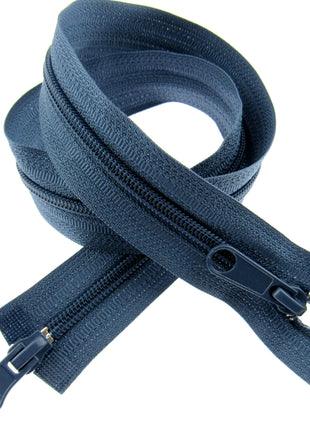 26" NYLON OPEN END 2-WAY (TWO WAY) NYLON ZIP - No 5 CHAIN - 19 COLOURS AVAILABLE - ThreadandTrimmings
