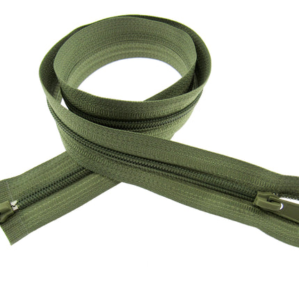26" NYLON OPEN END 2-WAY (TWO WAY) NYLON ZIP - No 5 CHAIN - 19 COLOURS AVAILABLE - ThreadandTrimmings