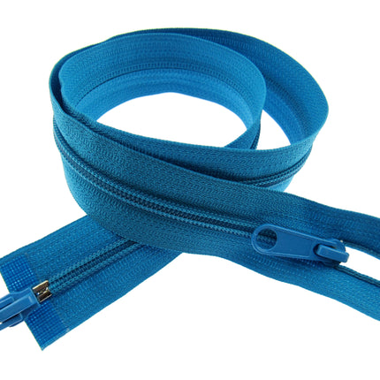26" NYLON OPEN END 2-WAY (TWO WAY) NYLON ZIP - No 5 CHAIN - 19 COLOURS AVAILABLE - ThreadandTrimmings