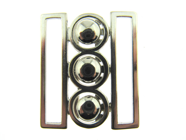 Silver Nurses Waspie Buckles - 4 x Sizes - ThreadandTrimmings