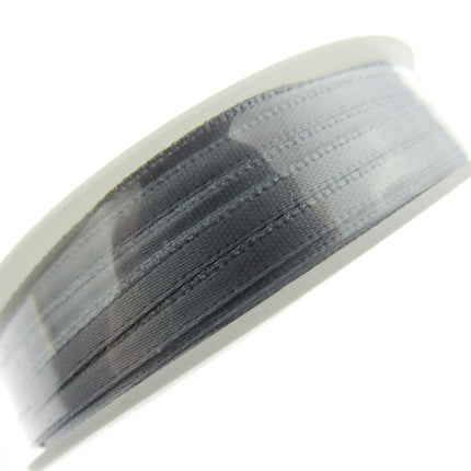 Thin Satin Ribbon 3mm Double Faced Satin Ribbon Woven Edge 50 Meter Roll - ThreadandTrimmings