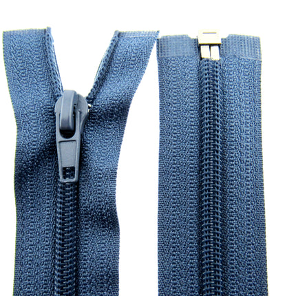 19" Nylon Open End Zips - No 5 Chain (Chain is 5mm Wide) CLEARANCE ZIPS - ThreadandTrimmings