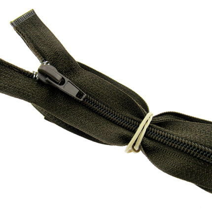 19" Nylon Open End Zips - No 5 Chain (Chain is 5mm Wide) CLEARANCE ZIPS - ThreadandTrimmings