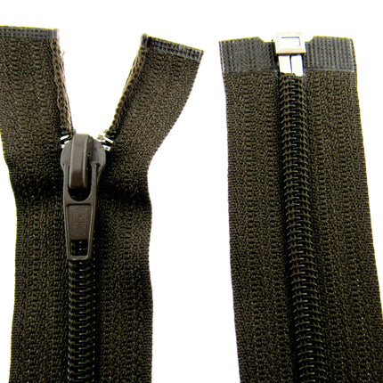 19" Nylon Open End Zips - No 5 Chain (Chain is 5mm Wide) CLEARANCE ZIPS - ThreadandTrimmings