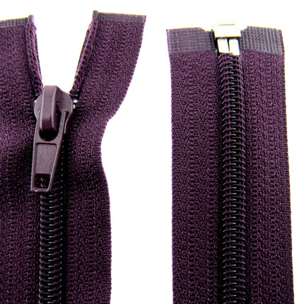 19" Nylon Open End Zips - No 5 Chain (Chain is 5mm Wide) CLEARANCE ZIPS - ThreadandTrimmings
