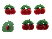 Cherry Buttons with Shank 15mm x 12mm CN23