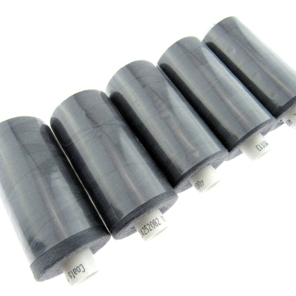 ** 5 x 1000 YARD MOON SPUN POLYESTER SEWING THREAD - CHOOSE YOUR COLOUR - ThreadandTrimmings