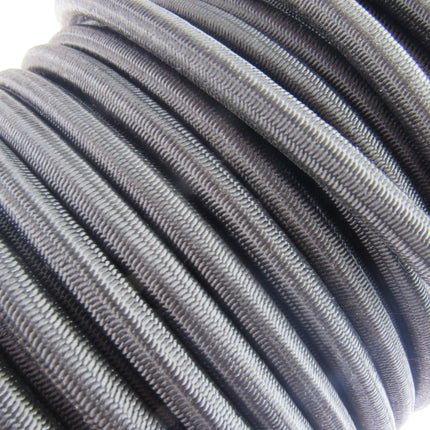 Bungee Elastic Shock Cord Black Round Strong Elastic 4mm 5mm 6mm 8mm 10mm - ThreadandTrimmings