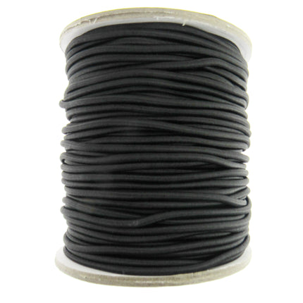 Bungee Elastic Shock Cord Black Round Strong Elastic 4mm 5mm 6mm 8mm 10mm - ThreadandTrimmings