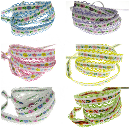 Daisy Ribbon Braid With Picot Edge - 12mm Wide - Pretty, Cute & Elegant