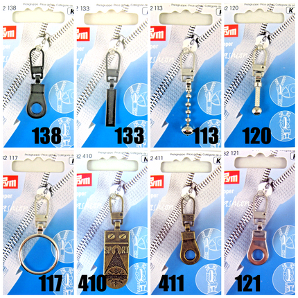 Fashion Zip Puller by Prym / Zipper Pull - Easy Grab - Ring Pull for Sore Hands - ThreadandTrimmings