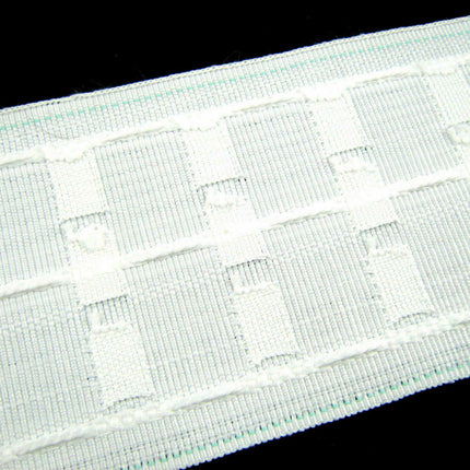 Premium Pencil Pleat - 76mm (3") Wide - Woven Pockets - Curtain Header Tape - ThreadandTrimmings