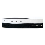 Buttonhole Elastic Available in 16mm, 19mm, 25mm Black / White - New Lower Price