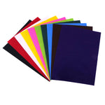 Felt Sheet Multipack - 10 x A4 Assorted Colours - 100% Polyester