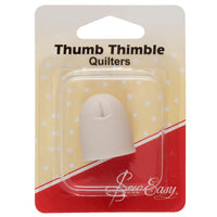 Quilters Thumb Thimble - Sew Easy Ergonomic Thumb Thimble - Gives Pushing Power