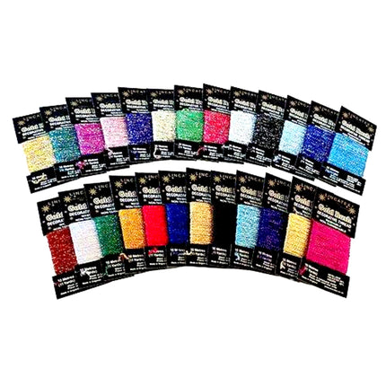 Decorative Metallic Glitter Embroidery Thread - 2 x 10m Packs (20m) - Lincatex