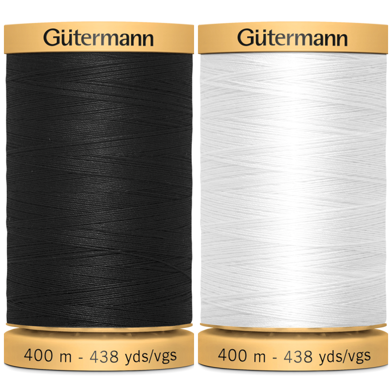 Gutermann Natural Cotton Thread - Black