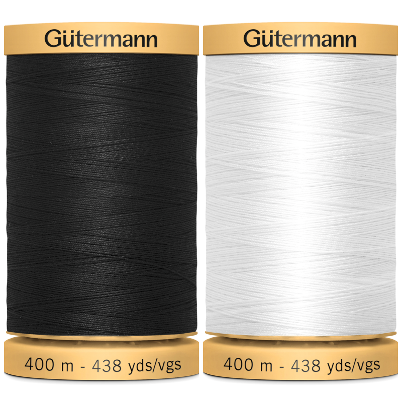 Gutermann Natural Cotton Thread - White